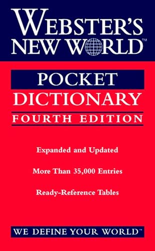 Imagen de archivo de Webster's New World Pocket Dictionary, Fourth Edition a la venta por SecondSale