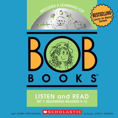 BOB Books Set 1 Bind-up: Books #9-12 + CD (9780545019200) by Maslen, Bobby Lynn