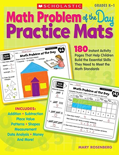 Stock image for Math Problem of the Day Practice Mats: 180 Instant Activity Pages That Help Children Build the Essential Skills They Need to Meet the Math Standards for sale by Gulf Coast Books