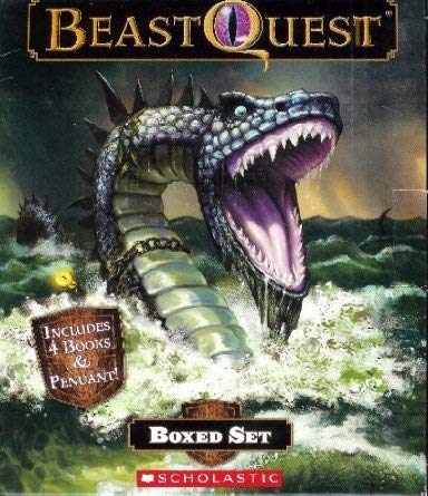 Stock image for Beastquest BOXED SET - Includes Ferno the Fire Dragon, Sepron the Sea Serpent, Cypher the Mountain Giant, and Tagus the Night Horse for sale by HPB-Diamond