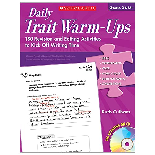 Beispielbild fr Daily Trait Warm-Ups: 180 Revision and Editing Activities to Kick Off Writing Time zum Verkauf von BooksRun