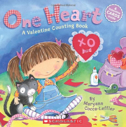 9780545107570: One Heart [With 6 Valentine Cards] (Valentine Counting Books)