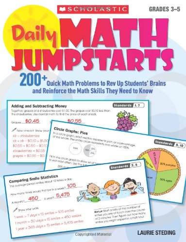 Stock image for Daily Math Jumpstarts: 200+ Quick Math Problems to Rev Up Students' Brains and Reinforce the Math Skills They Need to Know for sale by HPB-Ruby