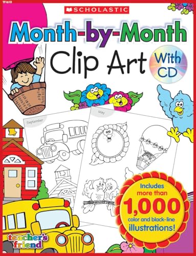 Stock image for Month-by-Month Clip Art Book for sale by Half Price Books Inc.