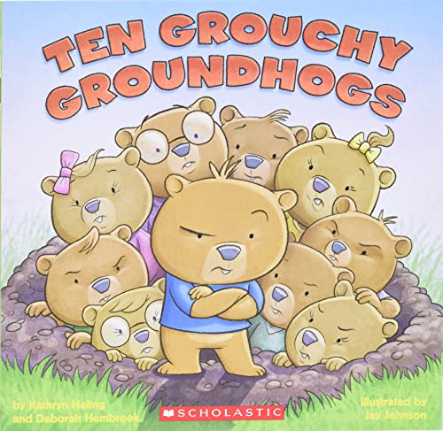 Beispielbild fr Ten Grouchy Groundhogs zum Verkauf von SecondSale