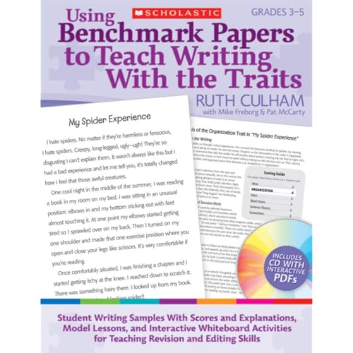 Stock image for Using Benchmark Papers to Teach Writing With the Traits: Grades 3-5: Student Writing Samples With Scores and Explanations, Model Lessons, and . and Editing Skills (Teaching Resources) for sale by Your Online Bookstore