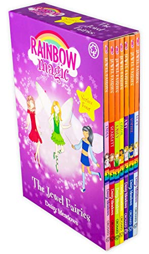 Stock image for Rainbow Magic Jewel Fairies Collection Daisy Meadows 7 Book Set Series 4 (Vol 22 - 28) for sale by Book Deals