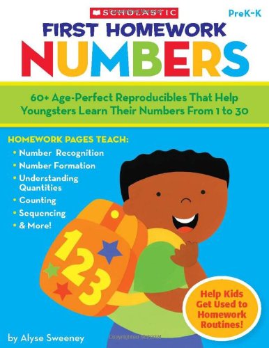 Stock image for First Homework: Numbers for sale by Better World Books