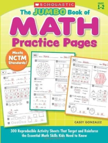 9780545174565: The Jumbo Book of Math Practice Pages