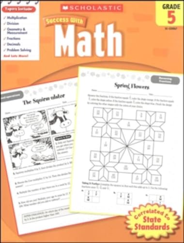 Imagen de archivo de Scholastic Success with Math, Grade 5 (Scholastic Success with Workbooks: Math) a la venta por SecondSale