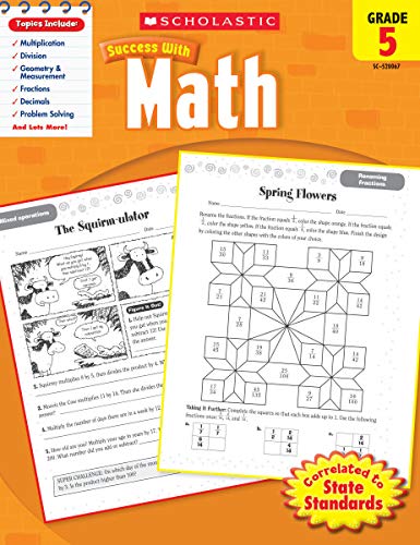 Stock image for Scholastic Success with Math, Grade 5 (Scholastic Success with Workbooks: Math) for sale by SecondSale
