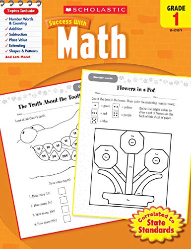 Imagen de archivo de Scholastic Success with Math, Grade 1 (Scholastic Success with Workbooks: Math) a la venta por SecondSale