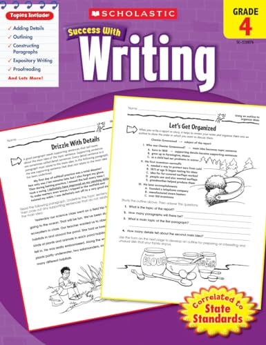 Beispielbild fr Scholastic Success with Writing: Grade 4 Workbook zum Verkauf von Buchpark