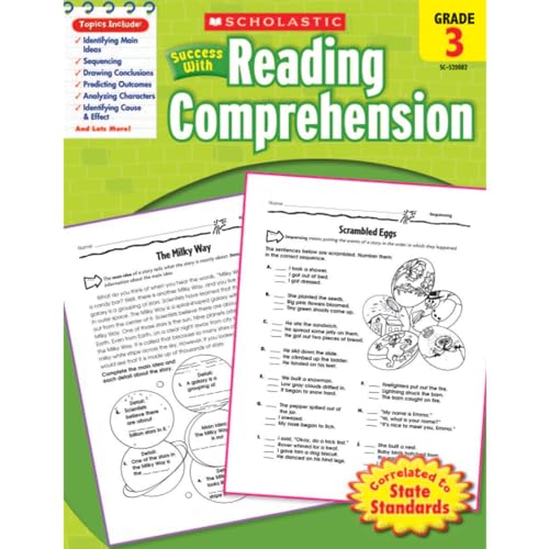 Stock image for Scholastic Success with Reading Comprehension, Grade 3 for sale by medimops