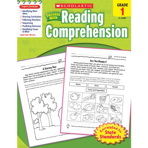 Beispielbild fr Scholastic Success with Reading Comprehension, Grades 1 zum Verkauf von Wonder Book