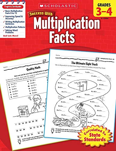 Stock image for Scholastic Success with Multiplication Facts, Grades 3-4 for sale by Goodwill of Colorado