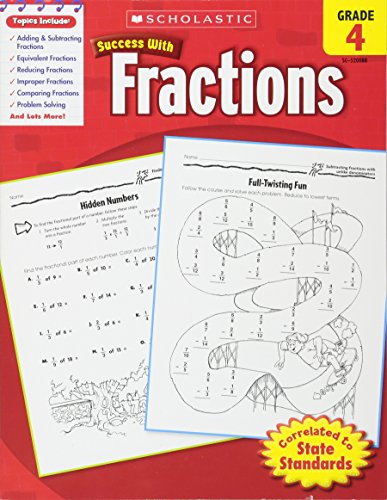 9780545200882: Scholastic Success With Fractions, Grade 4 (Success With Math)
