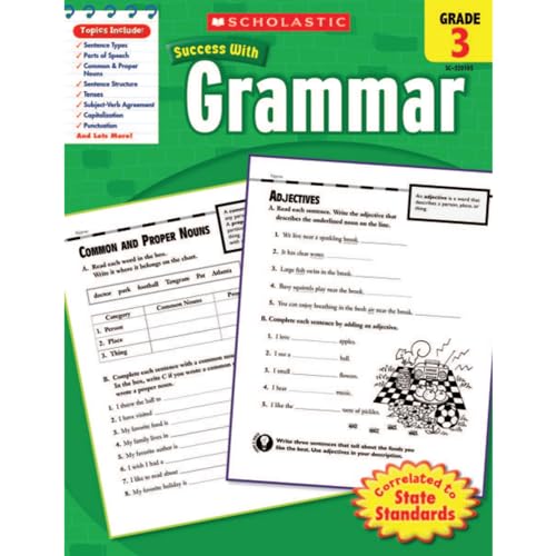 Beispielbild fr Scholastic Success With: Grammar, Grade 3 zum Verkauf von BooksRun