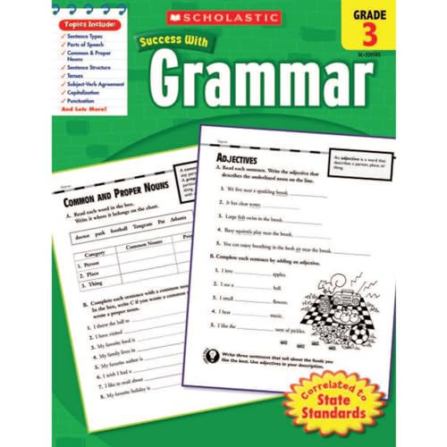 9780545201056: Scholastic Success With Grammar: Grade 3 Workbook