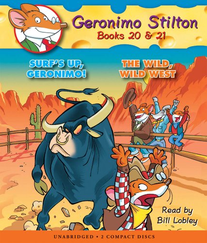 Imagen de archivo de Surf's Up, Geronimo! / The Wild, Wild West (Geronimo Stilton Audio Bindup #20 21): Surf's Up, Geronimo the Wild, Wild West a la venta por Wizard Books