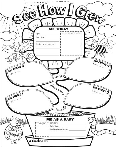 9780545209137: Graphic Organizer Posters: My Timeline (Grades K–2): 30 Fill-in Personal Posters for Students to Display with Pride