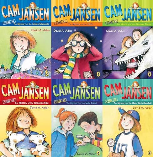 9780545216760: Cam Jansen 6 Book Set (Mystery of the UFO, Television Dog, Babe Ruth, Stolen Diamonds, Dinosaur Bones, Gold Coins)