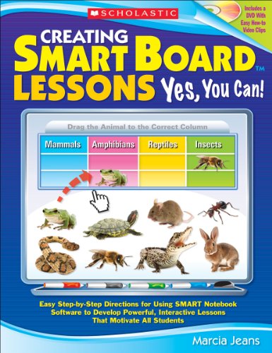 Creating SMART Board Lessons: Yes, You Can!: Easy Step-by-Step Directions for Using SMART Noteboo...