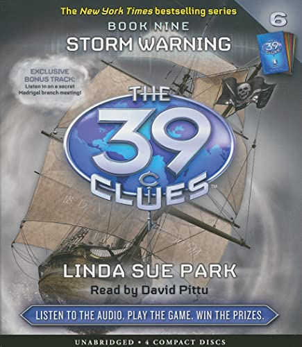 Beispielbild fr Storm Warning (The 39 Clues, Book 9) - Audio zum Verkauf von The Yard Sale Store