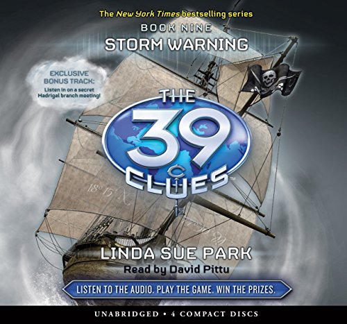 Stock image for Storm Warning (The 39 Clues, Book 9) - Audio Library Edition for sale by The Yard Sale Store