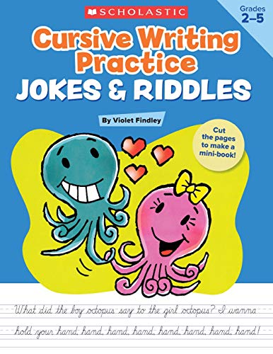 Beispielbild fr Cursive Writing Practice: Jokes & Riddles zum Verkauf von Wonder Book
