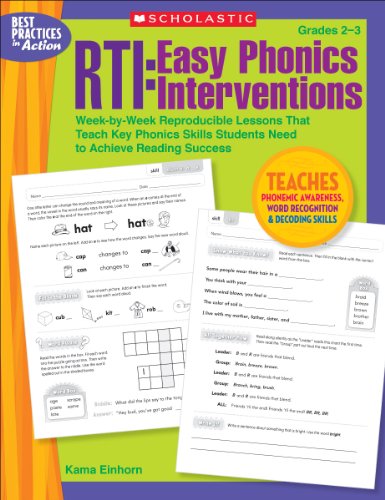 9780545236966: Rti: Easy Phonics Interventions: Week-By-Week Reproducible Lessons That Teach Key Phonics Skills Students Need to Achieve Reading Success