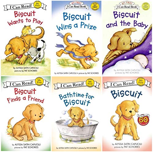 Stock image for Biscuit 6-Book Set: Biscuit, Biscuit and the Baby, Biscuit Finds a Friend, Biscuit Wins a Prize, Biscuit Wants to Play, and Bathtime for Biscuit (My First I Can Read Books) for sale by Books Unplugged