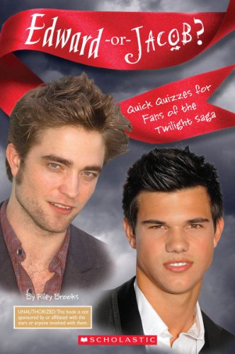 Beispielbild fr Edward or Jacob? : Quick Quizzes for Fans of the Twilight Saga zum Verkauf von Better World Books