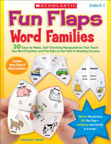 Stock image for Word Families, Grades K-2 : 30 Easy-to-Make, Self-Checking Manipulatives That Teach Key Word Families and Put Kids on the Path to Reading Success for sale by Better World Books: West