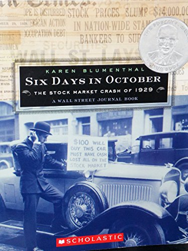 Beispielbild fr SIX DAYS IN OCTOBER The Stock Market Crash Of 1929 (Paperback) zum Verkauf von Better World Books