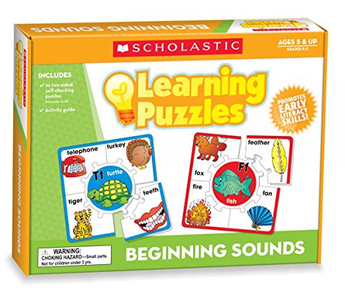 9780545302210: Beginning Sounds Learning Puzzles