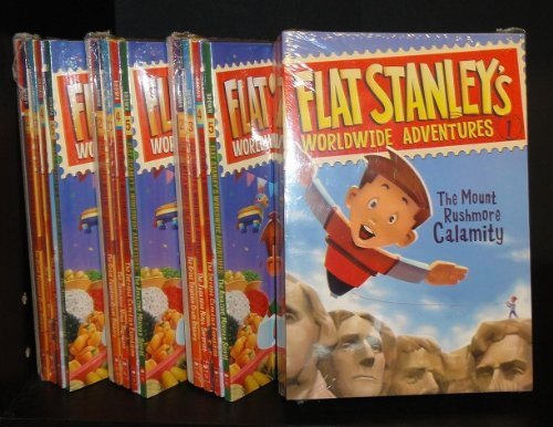Stock image for Flat Stanley's Worldwide Adventures 1-5 Mount Rushmore Calamity; The Great Egyptian Grave Robbery; The Japanese Ninja Surprise; The Intrepid Canadian Expedition; The Amazing Mexican Secret for sale by Plum Books
