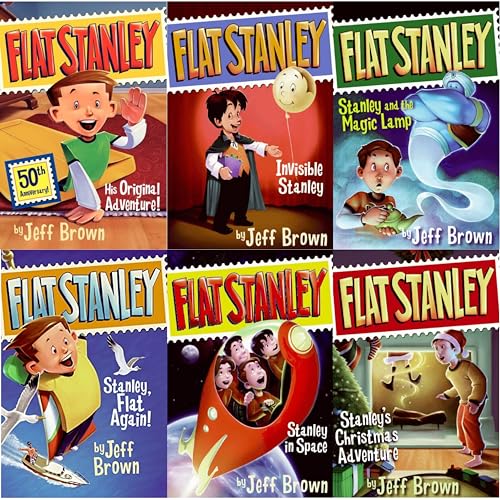 Flat Stanley, Books 1-6 (9780545310796) by Jeff Brown