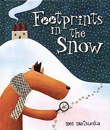 Stock image for Foorprints in the snow for sale by Better World Books