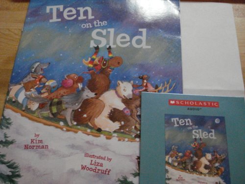9780545331036: Ten on the Sled Book & Audio CD