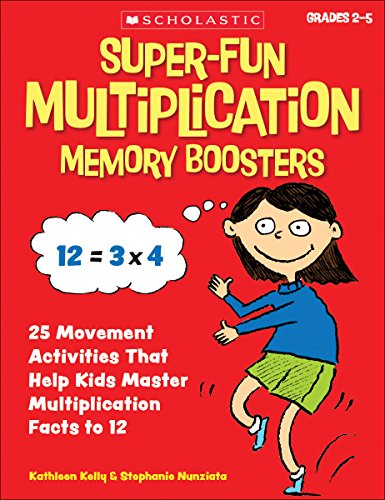 Beispielbild fr Super-Fun Multiplication Memory Boosters: 25 Movement Activities That Help Kids Master Multiplication Facts to 12 zum Verkauf von BooksRun