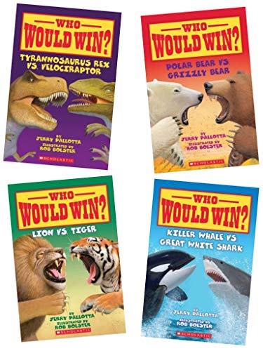 9780545340847: Who Would Win? Pack (4 Books) (Polar Bear Vs. Grizzly Bear; Killer Whale Vs. Great White Shark; Lion Vs. Tiger; Tyrannosaurus Rex Vs. Velociraptor) - Jerry Pallotta: 0545340845 - AbeBooks 9780545340847: Who Would Win? Pack (4 Books) (Polar Bear Vs. Grizzly Bear; Killer Whale Vs. Great White Shark; Lion Vs. Tiger; Tyrannosaurus Rex Vs. Velociraptor) - Jerry Pallotta: 0545340845 - AbeBooks