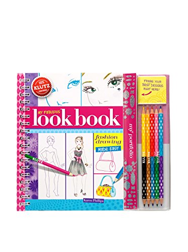Stock image for My Fabulous Look Book: Fashion Drawing Made Easy [With Paper Frames and 5 Colored Pencils] (Spiral) for sale by Grand Eagle Retail
