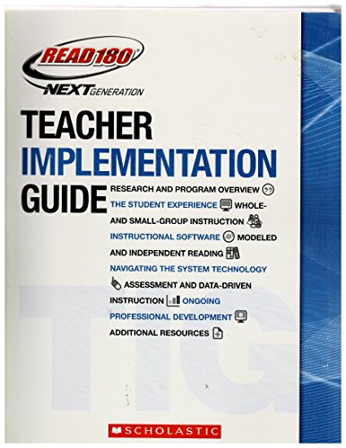 Beispielbild fr Read 180-next Generation Teacher Implementation Guide zum Verkauf von Better World Books