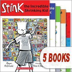 Stink Pack (5 Book Set) (Stink: The Incredible Shrinking Kid; Stink and the Incredible Super-Galacti (9780545355933) by Megan McDonald