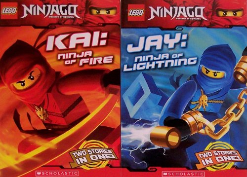 9780545398220: Kai, Ninja of Fire & Jay, Ninja of Lightning (Lego Ninjago Masters of Spinjitzu Chapter Books)