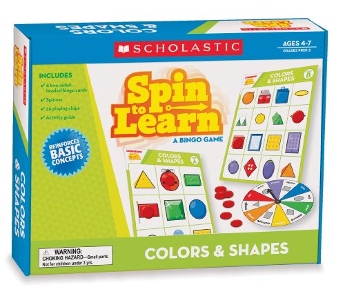 9780545402248: Colors & Shapes: Spin-to-Learn: A BINGO Game
