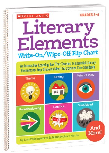 Literary Elements Write-On/Wipe-Off Flip Chart: An Interactive Learning Tool That Teaches 14 Essential Literary Elements to Help Students Meet the Core Standards (9780545442749) by Charlesworth, Liza