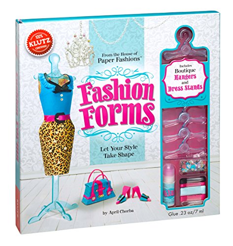 Stock image for Fashion Forms [With 500 Sequins, 5 Hangers, 3 Dress Stands, Clear Cord and Stencils and 18 Plastic Pattern Pieces for sale by ThriftBooks-Atlanta
