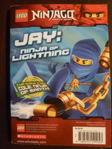 Stock image for Lego Ninjago Masters of Spinjitsu Cole: Ninja of Earth & Jay: Ninja of Lightning (Lego Ninjago Masters of Spinjitsu) for sale by Wonder Book